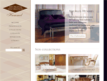 Tablet Screenshot of meubles-hummel.com